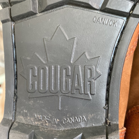 Cougar Mens Genuine Leather Lace Up Boot - Picture 8 of 10